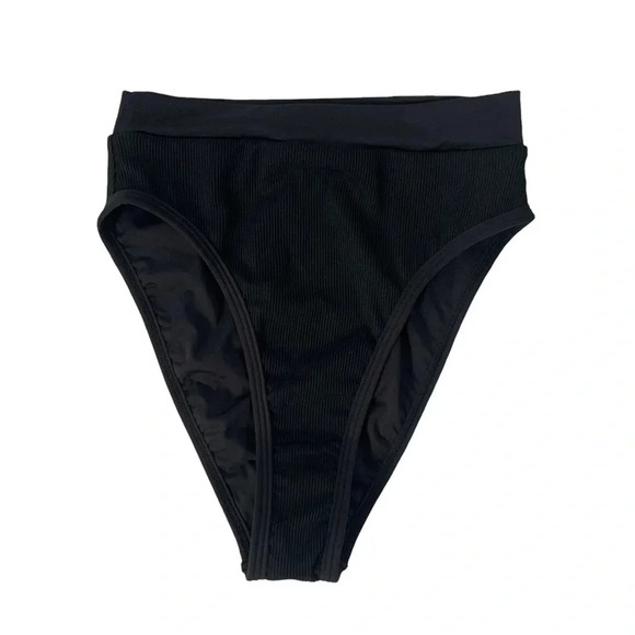 L Space Bikini Swim Bottom Frenchi Bottom in Black XS NWT - Picture 3 of 7